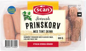 Scan Prinskorv Tunt Skinn