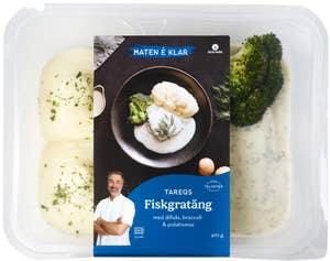 Maten É Klar Tareqs Fiskgratäng