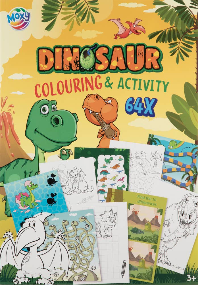 CREATIVE CRAFT Colouring & Activity Book Dino