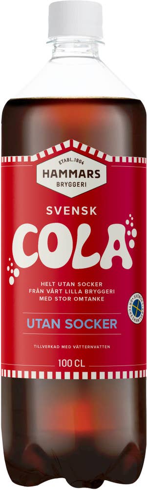 Hammars Bryggeri Svensk Cola Sockerfri