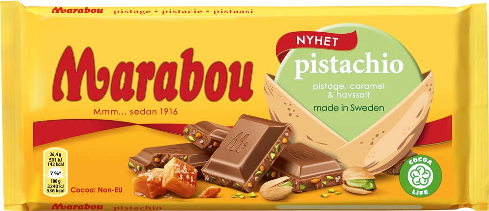 Marabou Chokladkaka Pistachio Marabou