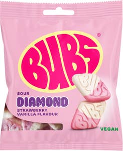 BUBS Sur Diamant Jordgubb & Vanilj Veganska