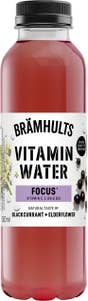 Brämhults Vitamin Water Focus Svart Vinbär & Fläder