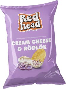 Redhead Chips Cream Cheese & Rödlök
