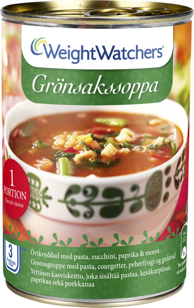 Weight Watchers Grönsakssoppa