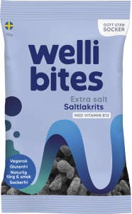 Wellibites Saltlakrits Extra Salt