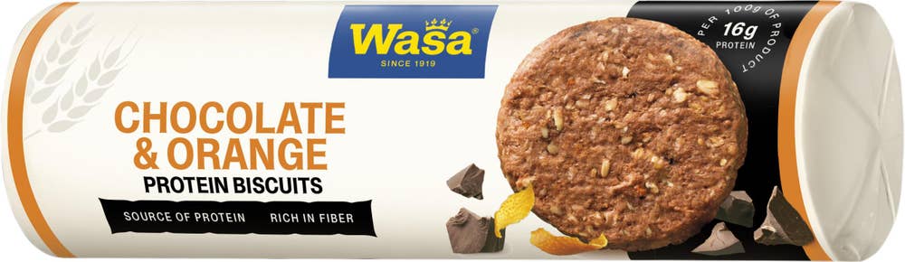 Wasa Proteinkakor Choklad & Apelsin