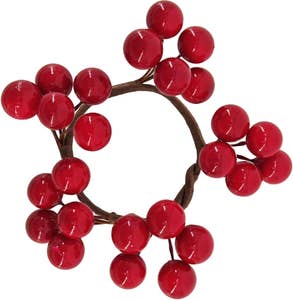 Hedlundgruppen Ljusmanschett Röda Bär 8cm