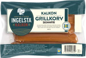 Ingelsta Kalkon Grillkorv Kalkon