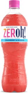 Zeroh! Saft Jordgubb & Rabarber