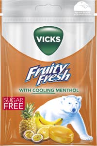 Vicks Halstabletter Fruity Fresh Multifruit Sockerfri