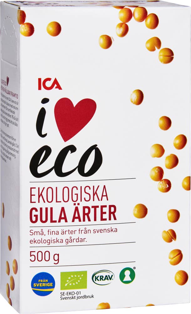 Ej sorterad Gula Ärtor Ica Eco