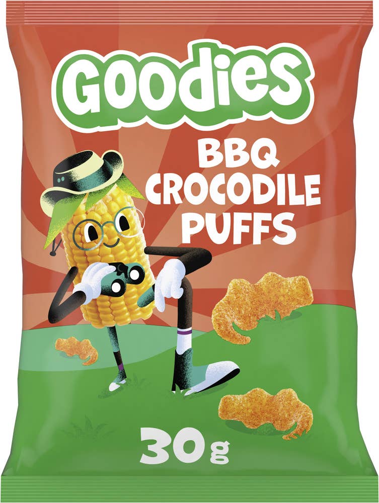 GOODIES Croco Puffs BBQ 3År