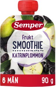 Semper Smoothie Katrinplommon & Päron 6M