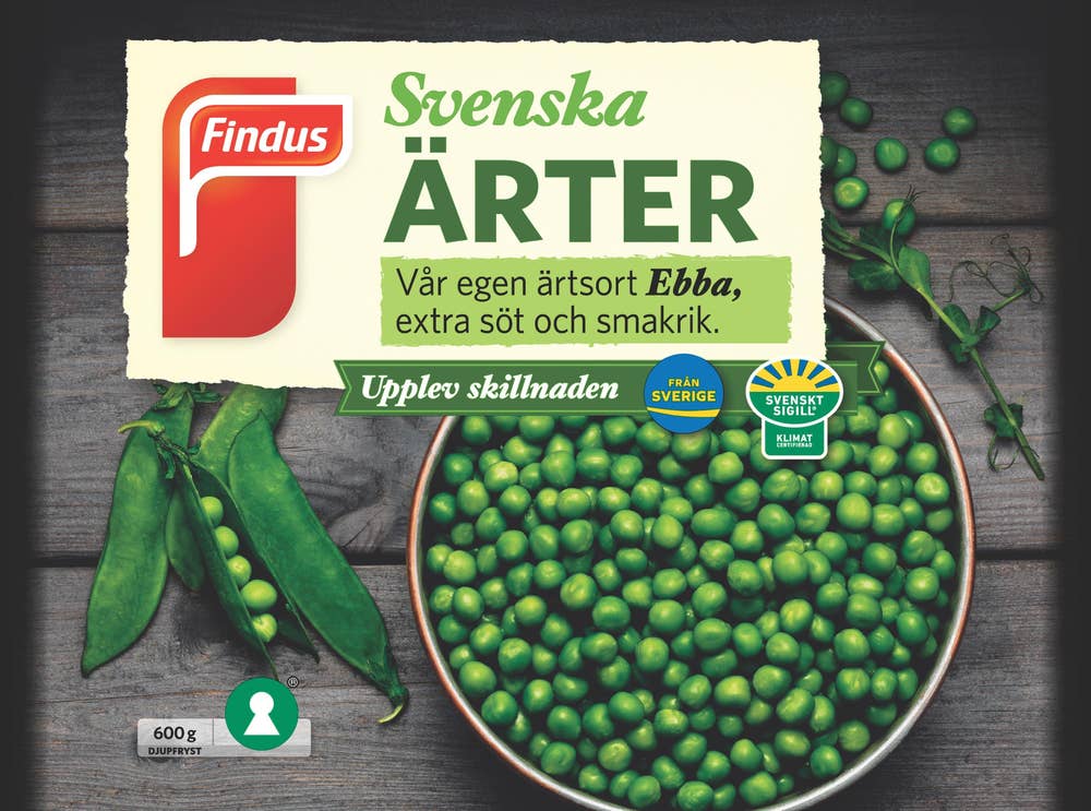 Findus Svenska Ärter Frysta