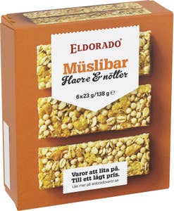 Eldorado Müslibars Nöt 6x23g