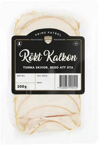 Prime Patrol Rökt Kalkon Tunna Skivor