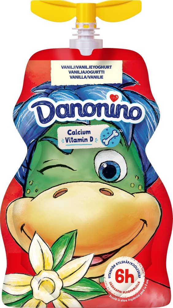 Danonino Klämmis Yoghurt Vanilj