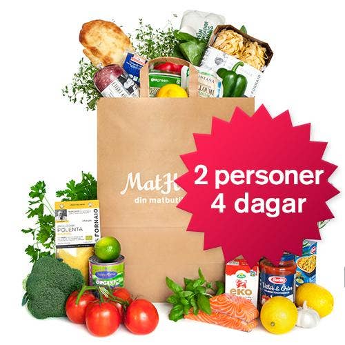 Mathem i Sverige Inspirationskasse 2 Personer