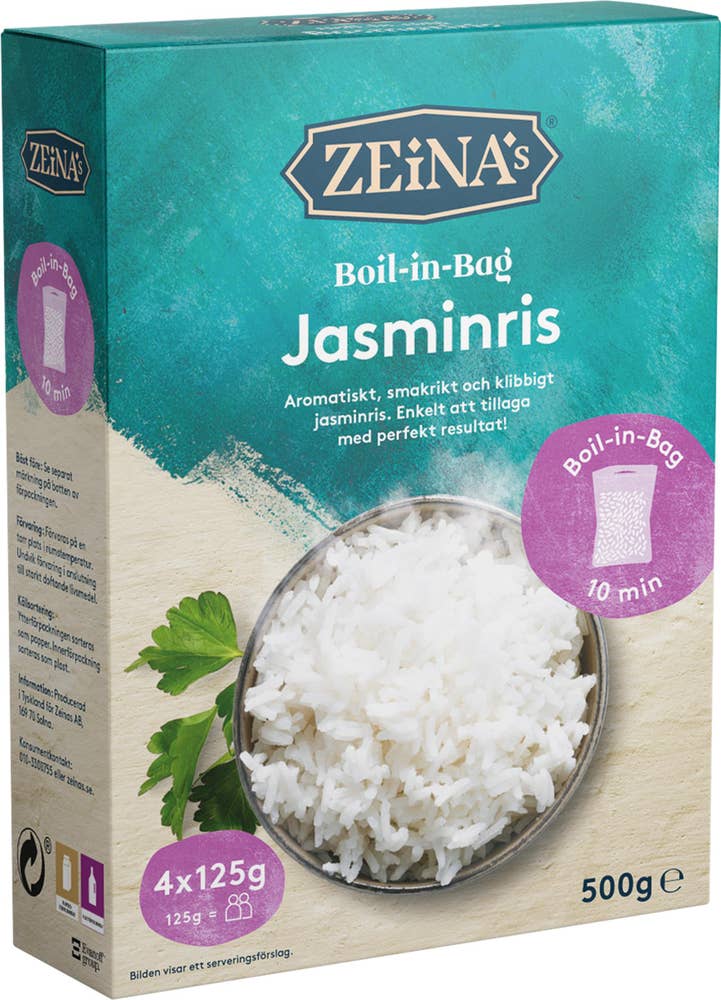 Zeinas Jasminris Boil-in-Bag 4x125g