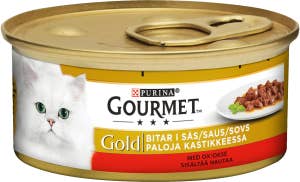 GOURMET Våtfoder Oxkött i Sås