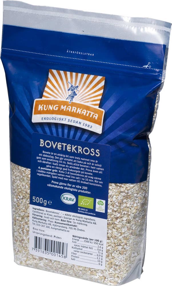 Ej sorterad Bovetekross Ekologisk Kung Markatta