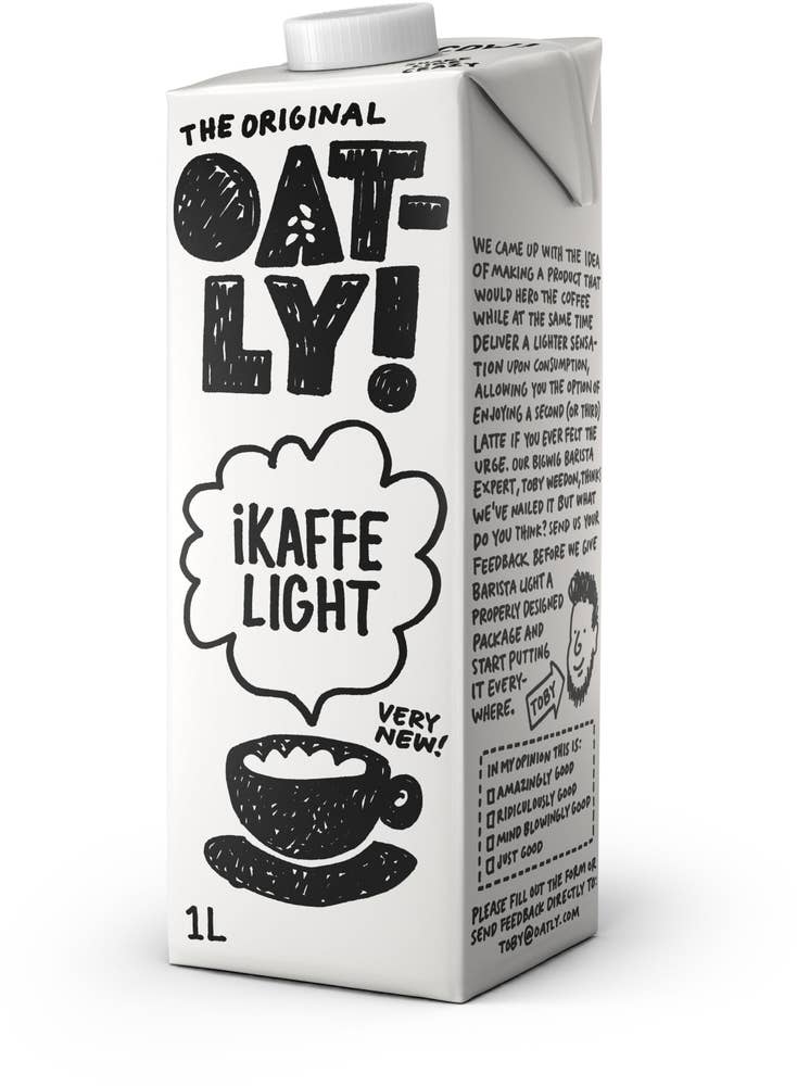 Oatly Ikaffe Light Havredryck 2%