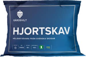 Gårdsvilt Hjortskav Fryst