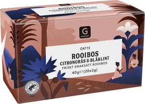Garant Te Rooibos Citrongräs & Blåklint