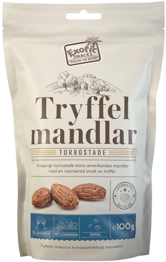 Exotic Snacks Tryffelmandlar