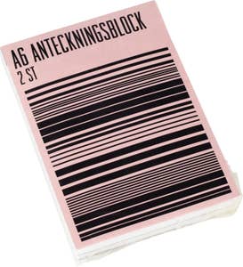 No Name Anteckningsblock A6