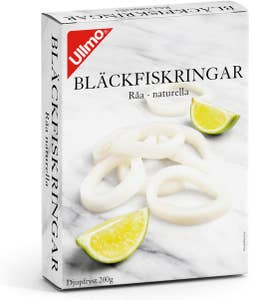 Ullmo Bläckfiskringar Fryst