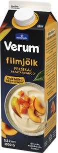 Verum Filmjölk Persika, Papaya & Mango 3,6%