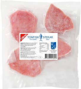 Ullmo Tonfiskstekar MSC Fryst 4x125g