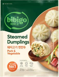Bibigo Sopp Dumplings Fläsk & Grönsaker Frysta