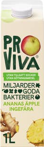 ProViva Fruktdryck Ananas, Äpple & Ingefära Utan Tillsatt Socker & Sötningsmedel