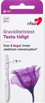 RFSU Graviditetstest Testa Tidigt