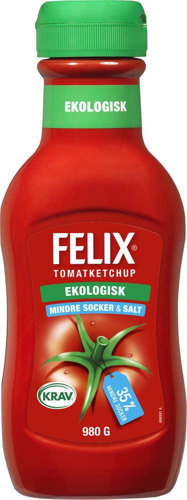 Felix Ketchup Mindre Socker & Salt EKO/KRAV