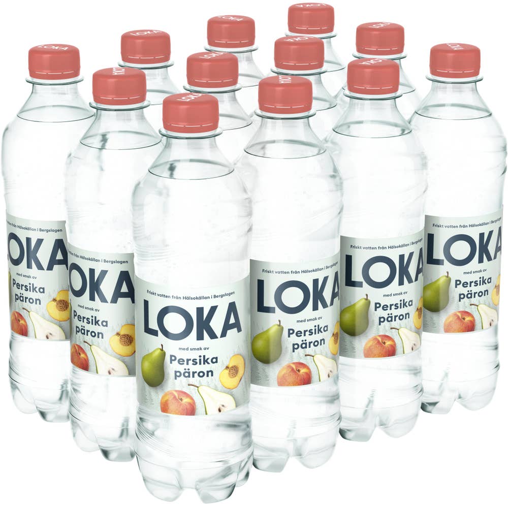 Loka Persika & Päron 12x50cl