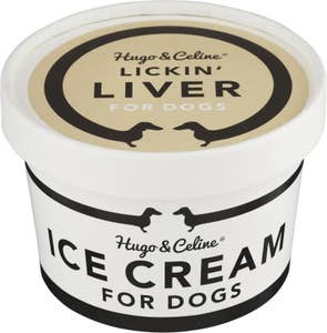 Hugo & Celine Hundglass Lickin' Liver Fryst