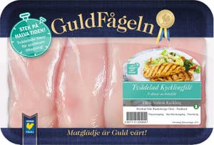 Guldfågeln Kycklingfilé Tvådelad