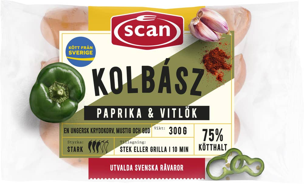Scan Kolbasz Kötthalt 75% 3-p