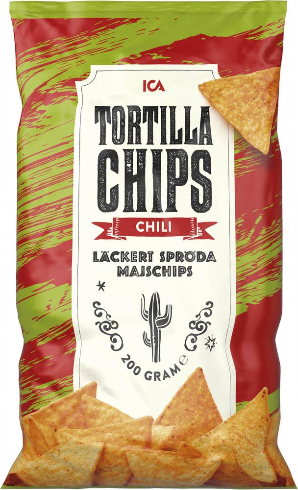 Ej sorterad Tortillachips Chili Ica
