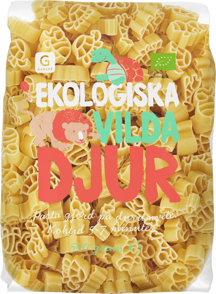 Garant Eko Barnpasta Djur EKO