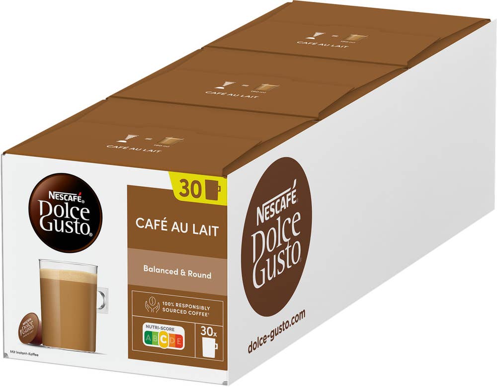 Dolce Gusto Kaffekapslar Au Lait Nescafé