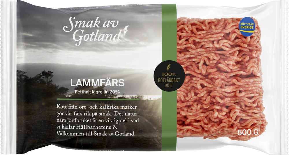 Smak av Gotland Lammfärs 20%