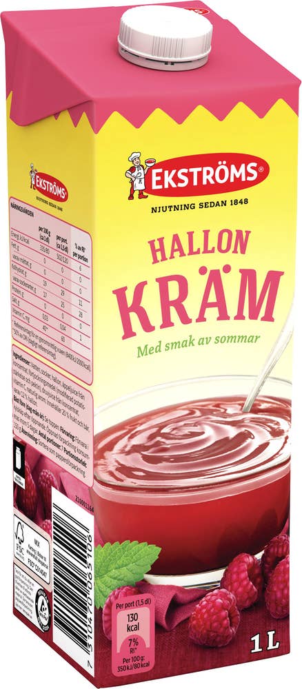 Ekströms Hallonkräm