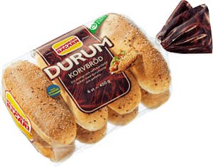 Korvbrödsbagarn Korvbröd Durum 8-p