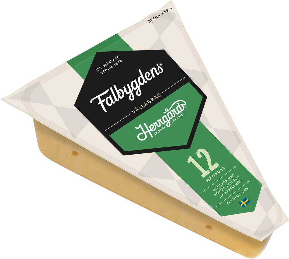 Falbygdens® Herrgård® Lagrad Ost 12M 28%