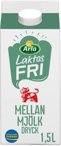Arla Ko® Mellanmjölk Laktosfri 1,5%
